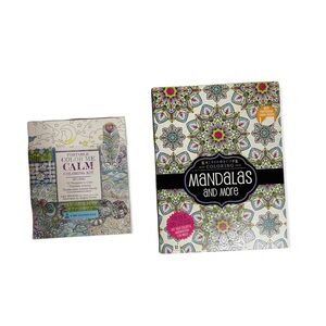 COLOR ME CALM Coloring Kit and Coloring Book NWT